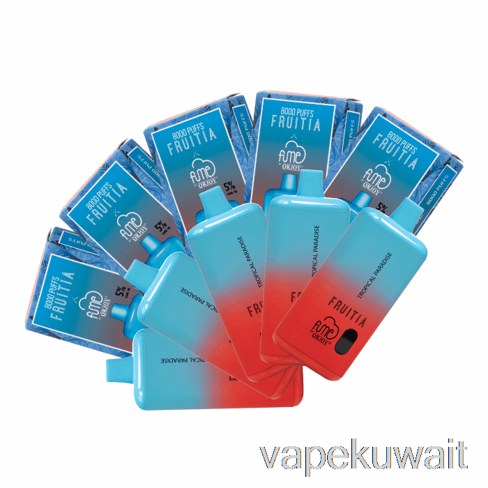 [10 عبوات] مجموعة Fruitia X Fume 8000 Vape Pod القابل للتصرف